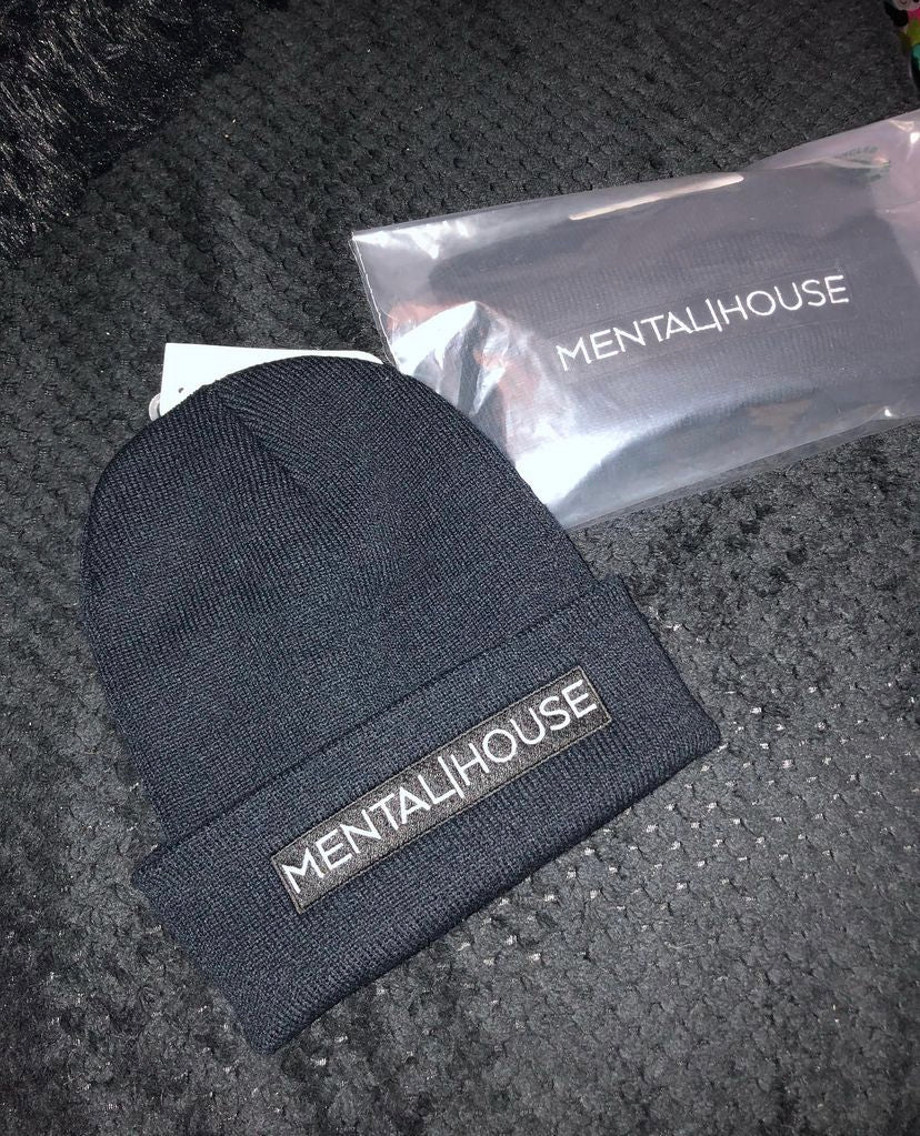 BLACK MENTAL HOUSE BEANIE